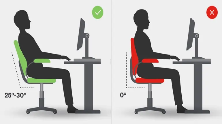 Improved Posture for chair